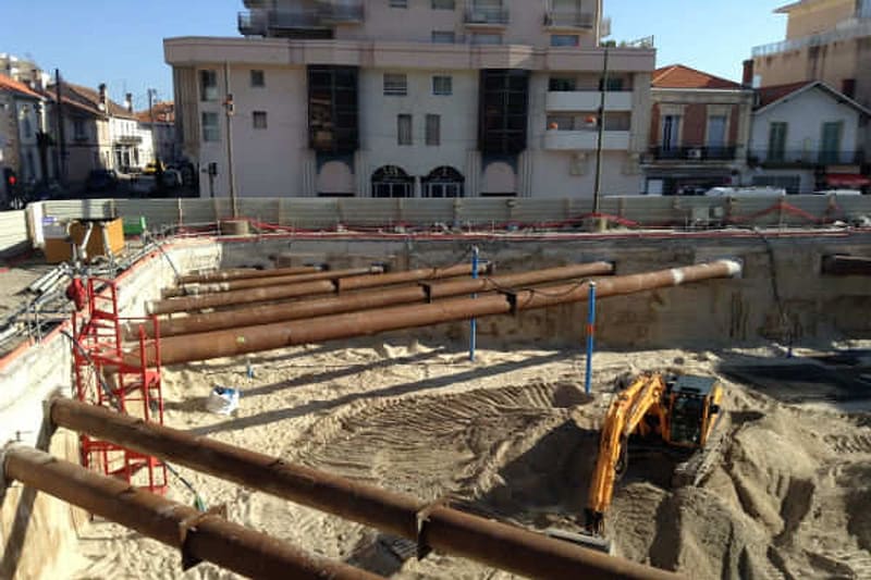 Retaining structures, foundations and temporary works